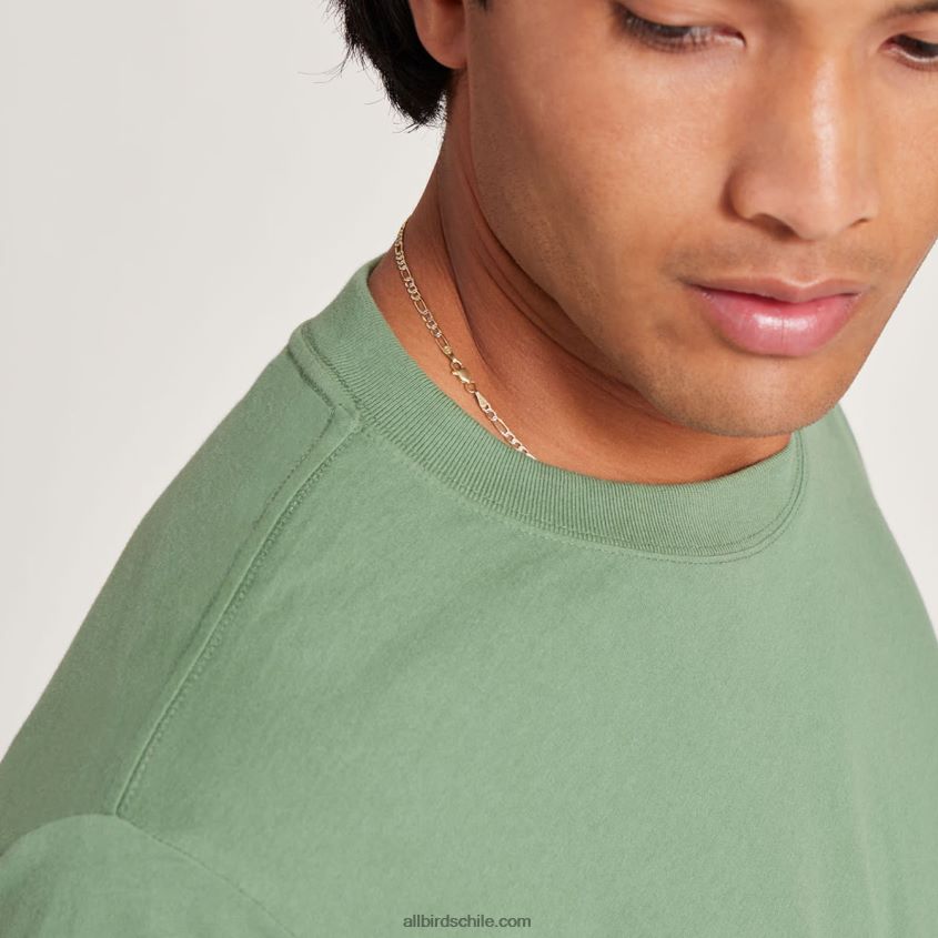 camiseta allgood de manga larga de algodón para hombre carga nebulosa Allbirds 44L20F138