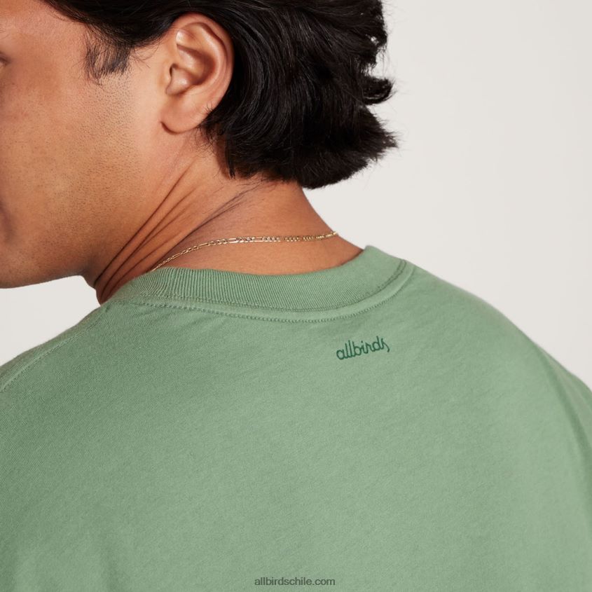 camiseta allgood de manga larga de algodón para hombre carga nebulosa Allbirds 44L20F138