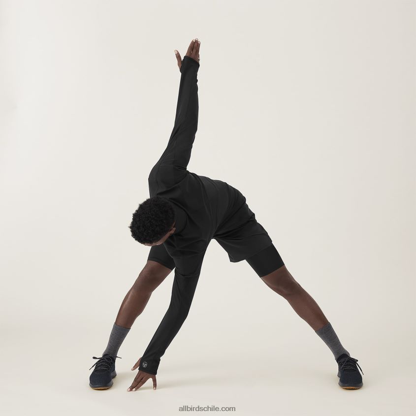 cremallera media de rendimiento para hombre negro natural Allbirds 44L20F154