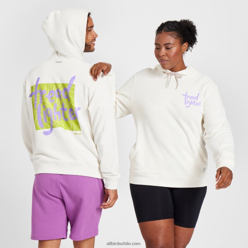 sudadera con capucha r&r para hombre blanco natural - banda de rodadura más clara Allbirds 44L20F146