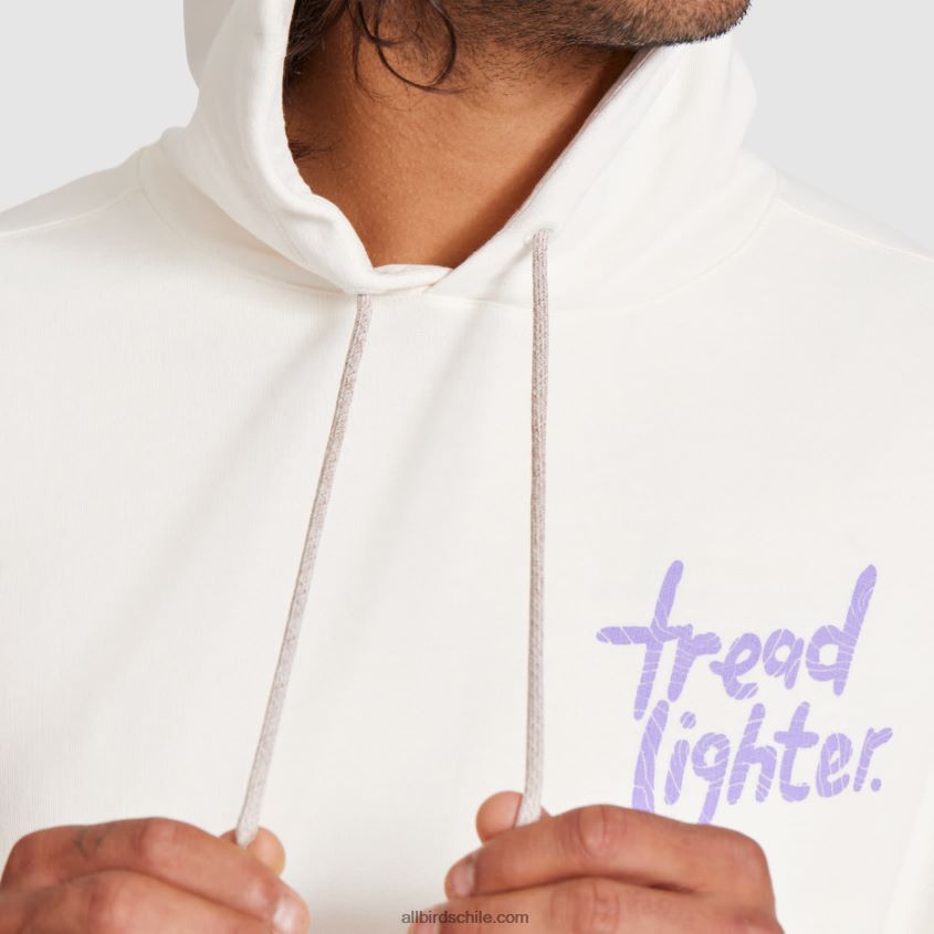 sudadera con capucha r&r para hombre blanco natural - banda de rodadura más clara Allbirds 44L20F146