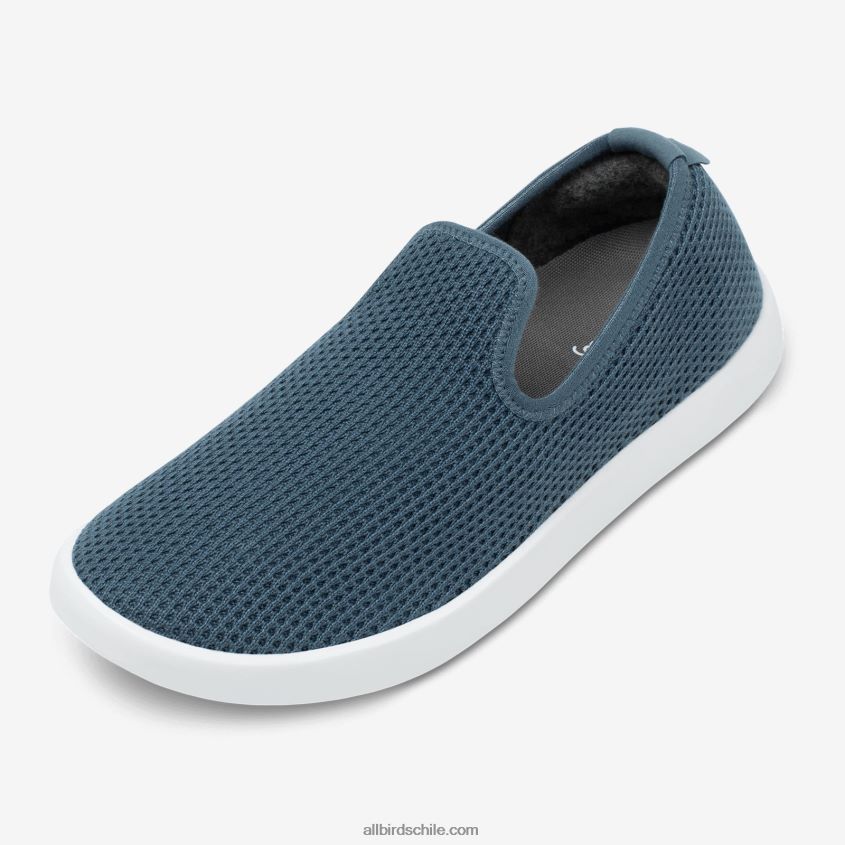 tumbonas de árbol para hombre verde azulado tranquilo (suela de ventisca) Allbirds 44L20F43