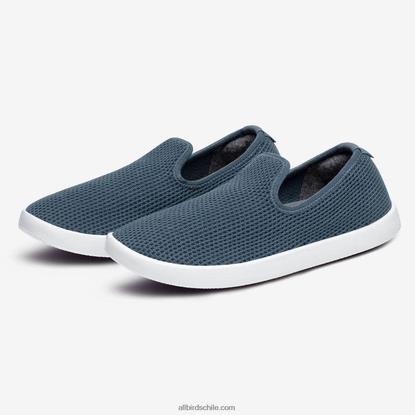 tumbonas de árbol para hombre verde azulado tranquilo (suela de ventisca) Allbirds 44L20F43