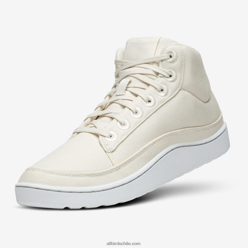 medias de lona para hombre blanco natural (suela ventisca) Allbirds 44L20F91