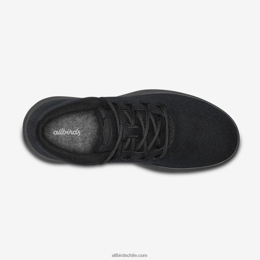 mizzles de lana para hombres verdadero negro Allbirds 44L20F77