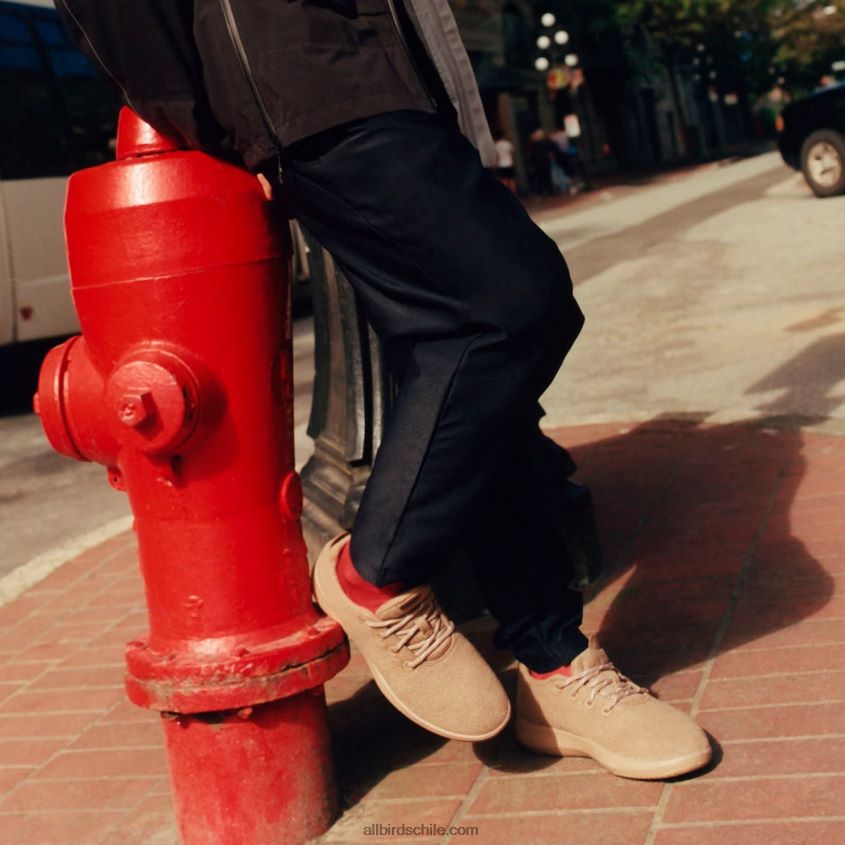 Mizzles de corredor de lana para hombre beige brumoso Allbirds 44L20F50