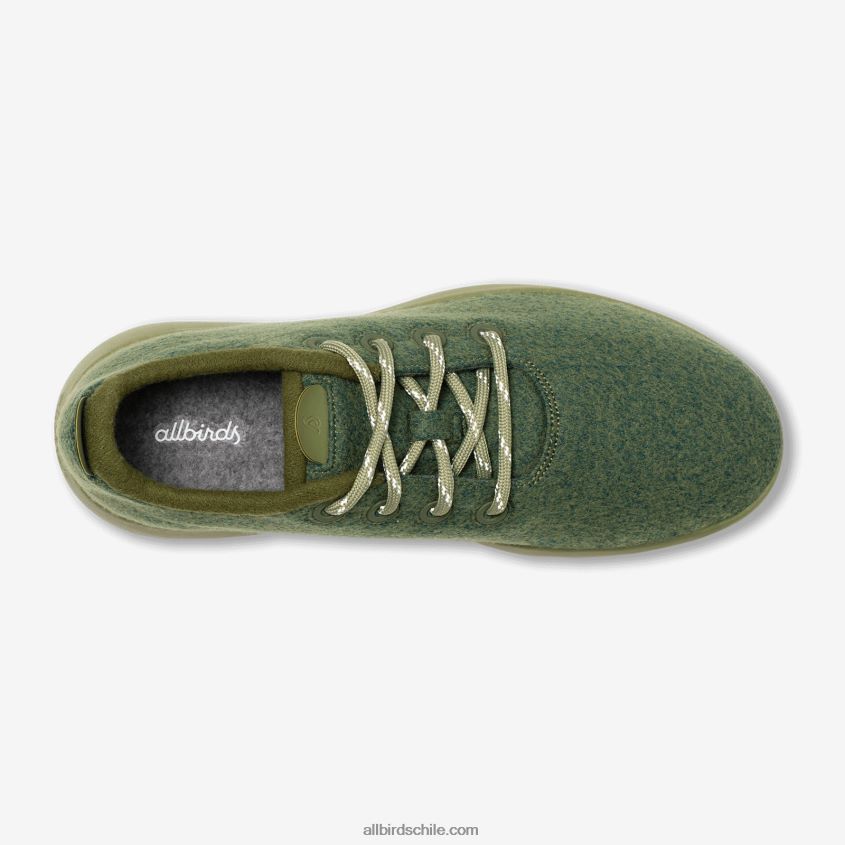 Mizzles de corredor de lana para hombre carga tranquila (suela caqui rugosa) Allbirds 44L20F52