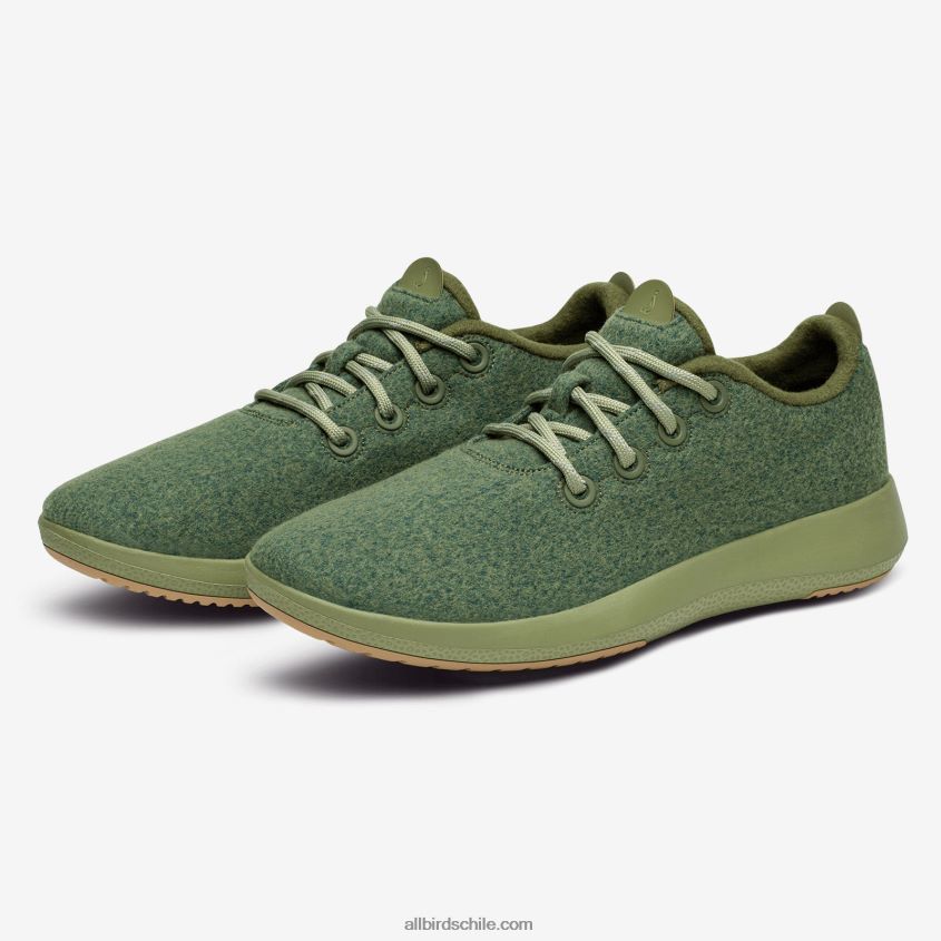 Mizzles de corredor de lana para hombre carga tranquila (suela caqui rugosa) Allbirds 44L20F52