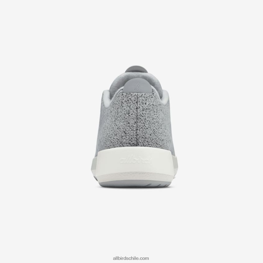 Mizzles de corredor de lana para hombre gris claro (suela blanca natural) Allbirds 44L20F48