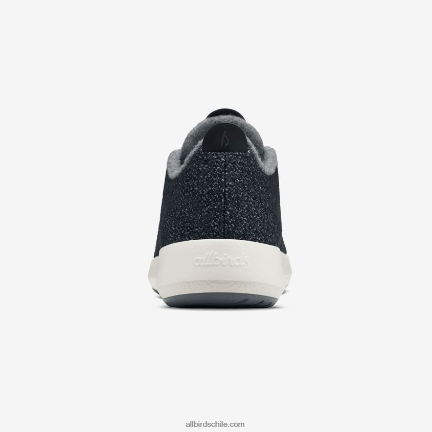 Mizzles de corredor de lana para hombre gris oscuro (suela blanca natural) Allbirds 44L20F49