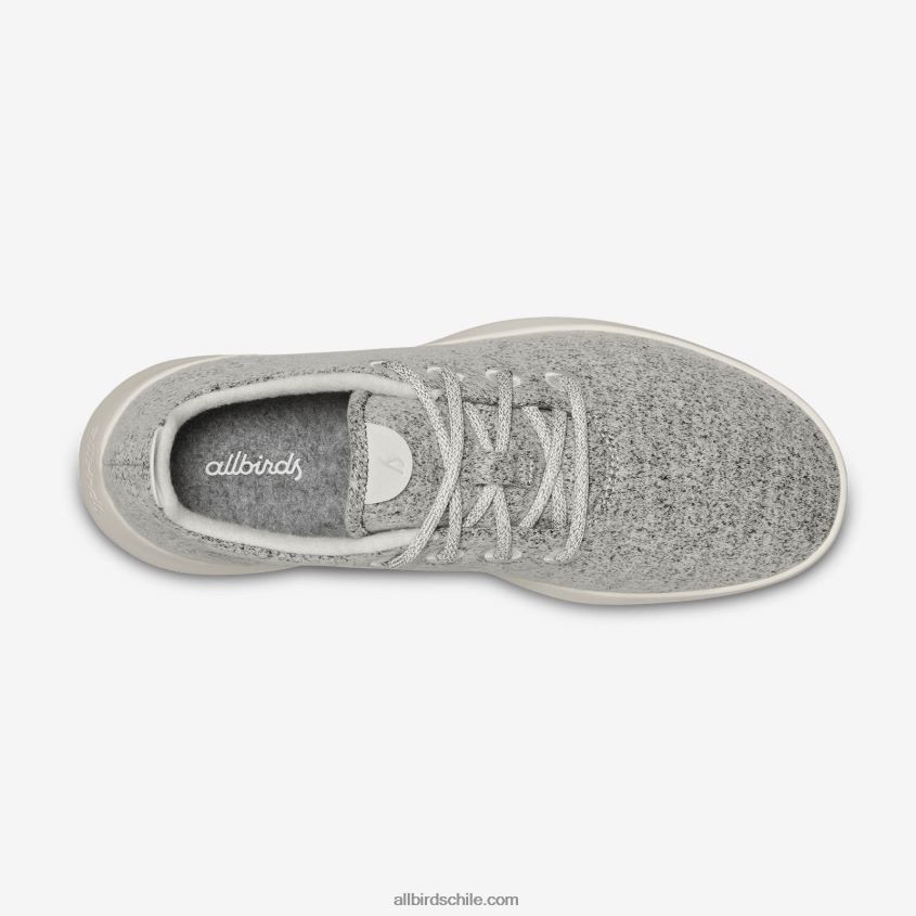 corredores de lana de los hombres gris moteado (suela crema) Allbirds 44L20F29