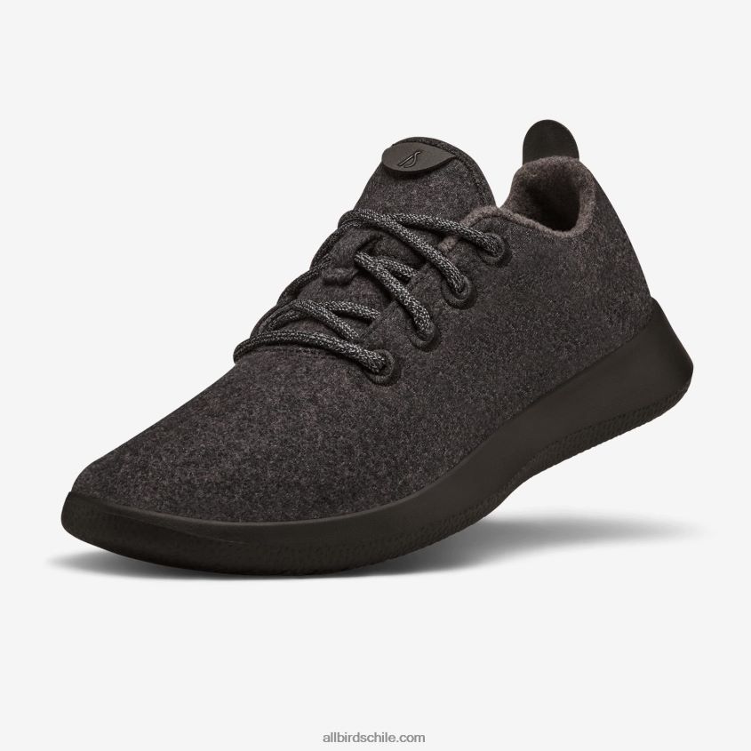corredores de lana de los hombres negro natural Allbirds 44L20F28