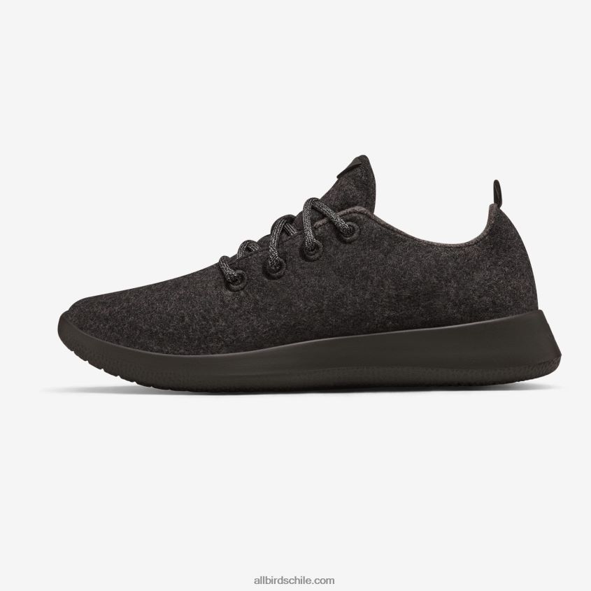 corredores de lana de los hombres negro natural Allbirds 44L20F28