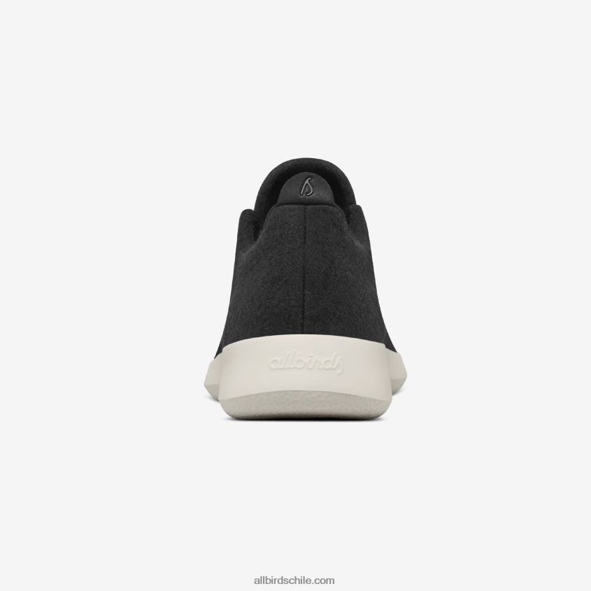 corredores de lana de los hombres negro verdadero (suela crema) Allbirds 44L20F30