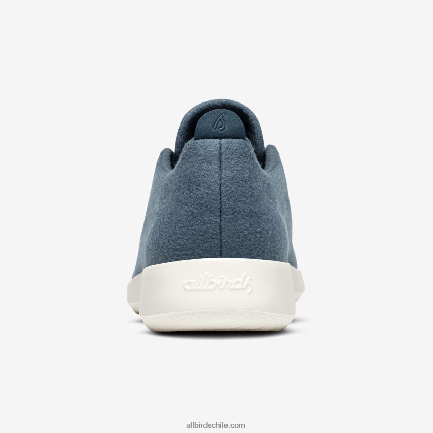 corredores de lana de los hombres verde azulado tranquilo (suela blanca natural) Allbirds 44L20F31