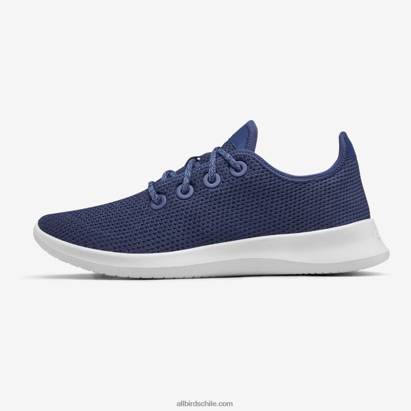 corredores de árboles para hombres azul marino (suela blanca) Allbirds 44L20F2