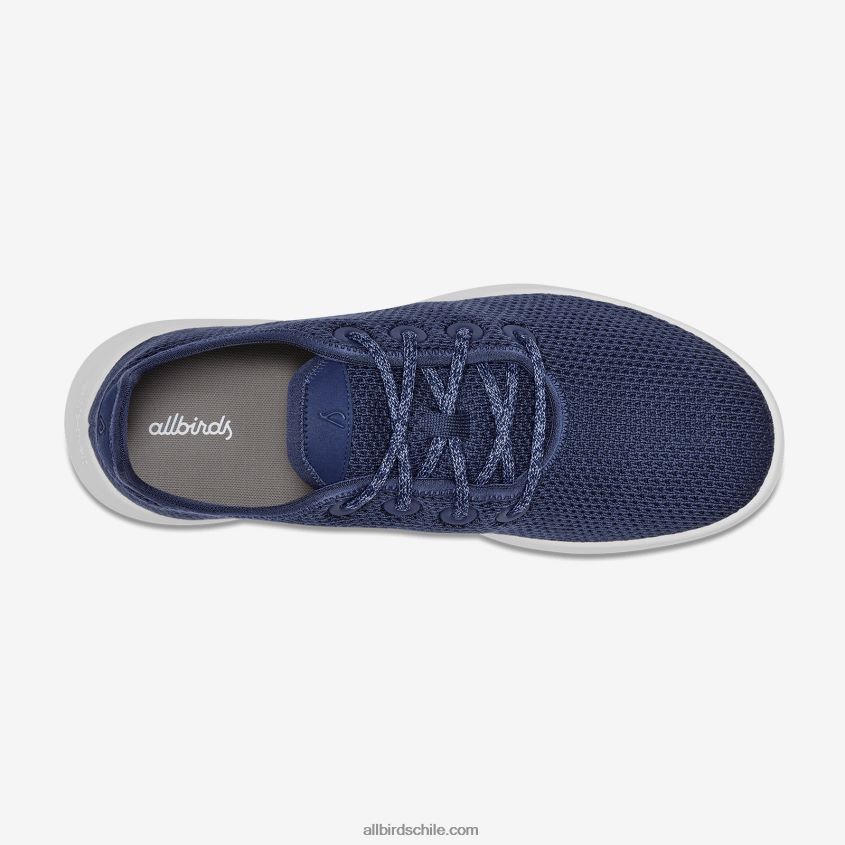 corredores de árboles para hombres azul marino (suela blanca) Allbirds 44L20F2