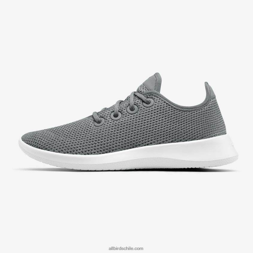 corredores de árboles para hombres niebla (suela blanca) Allbirds 44L20F3