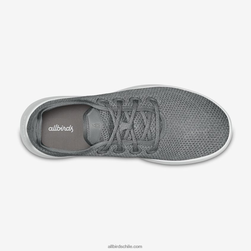 corredores de árboles para hombres niebla (suela blanca) Allbirds 44L20F3