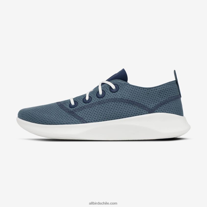 corredores de árboles superligeros para hombres verde azulado tranquilo (suela de ventisca) Allbirds 44L20F46