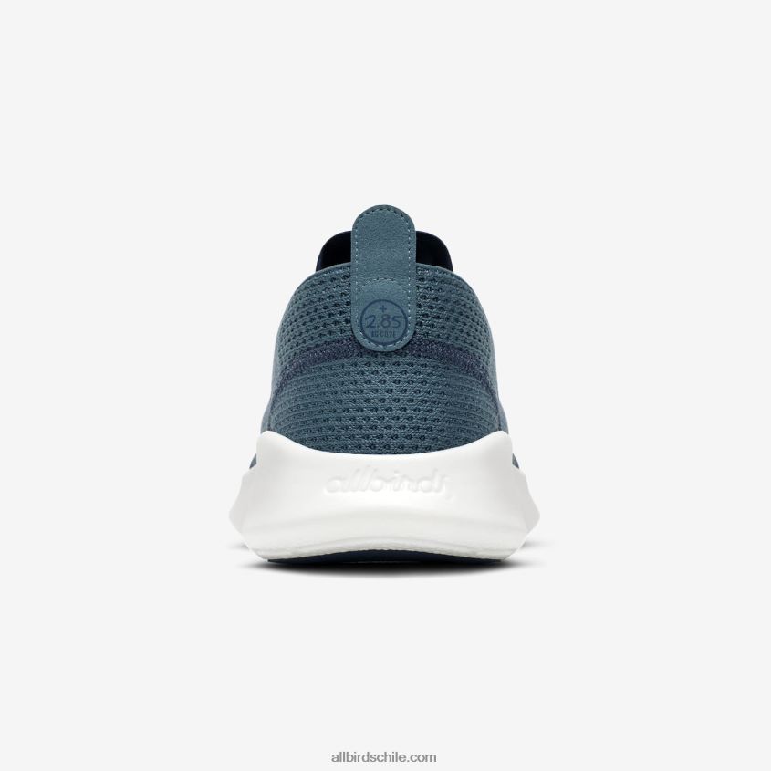 corredores de árboles superligeros para hombres verde azulado tranquilo (suela de ventisca) Allbirds 44L20F46