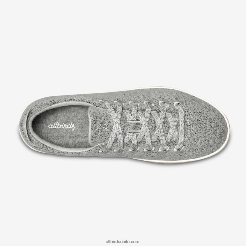 gaiteros de lana para hombre gris moteado (suela blanca) Allbirds 44L20F81