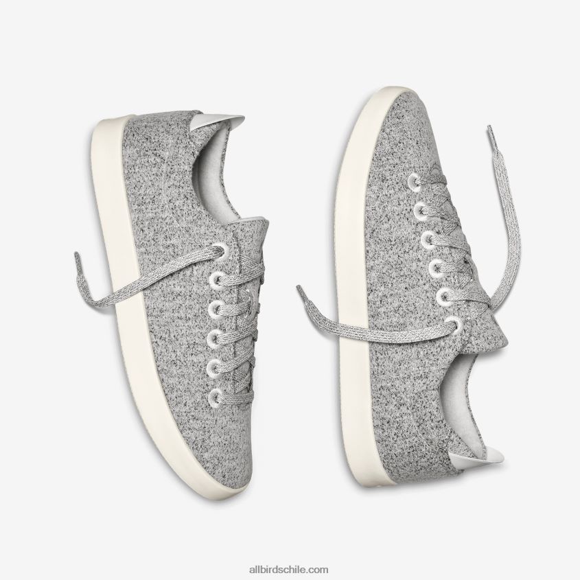 gaiteros de lana para hombre gris moteado (suela blanca) Allbirds 44L20F81