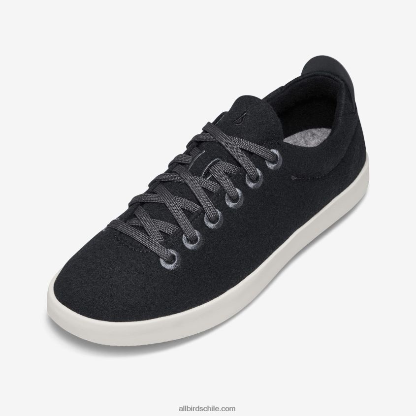 gaiteros de lana para hombre negro verdadero (suela blanca) Allbirds 44L20F80