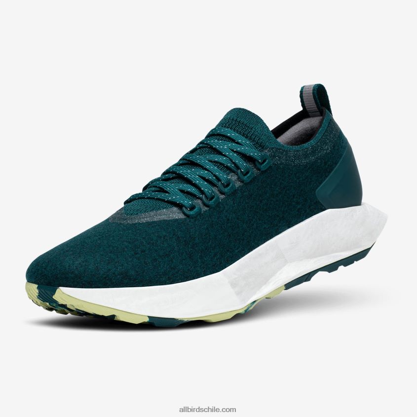 mizzles de volantes de lana para hombre esmeralda profunda (suela ventisca) Allbirds 44L20F102