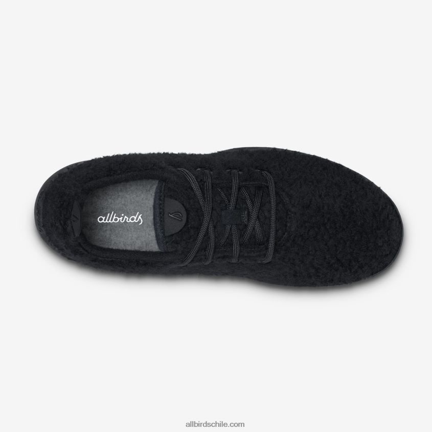 pelusas de corredor de lana para hombre negro natural Allbirds 44L20F106