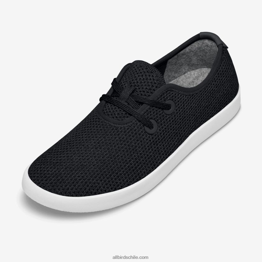 saltadores de árboles para hombres negro azabache (suela blanca) Allbirds 44L20F64