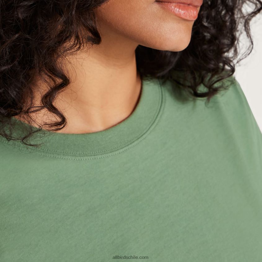 camiseta allgood de algodón para mujer carga nebulosa Allbirds 44L20F219