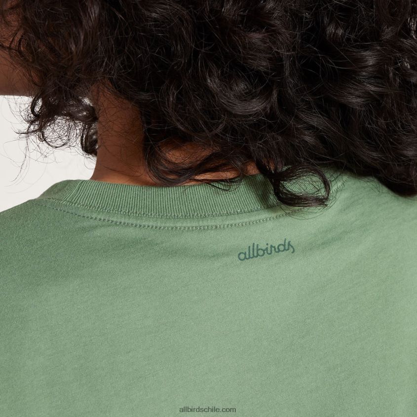 camiseta allgood de algodón para mujer carga nebulosa Allbirds 44L20F219