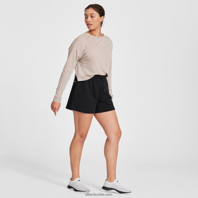 shorts deportivos r&r para mujer negro natural Allbirds 44L20F229