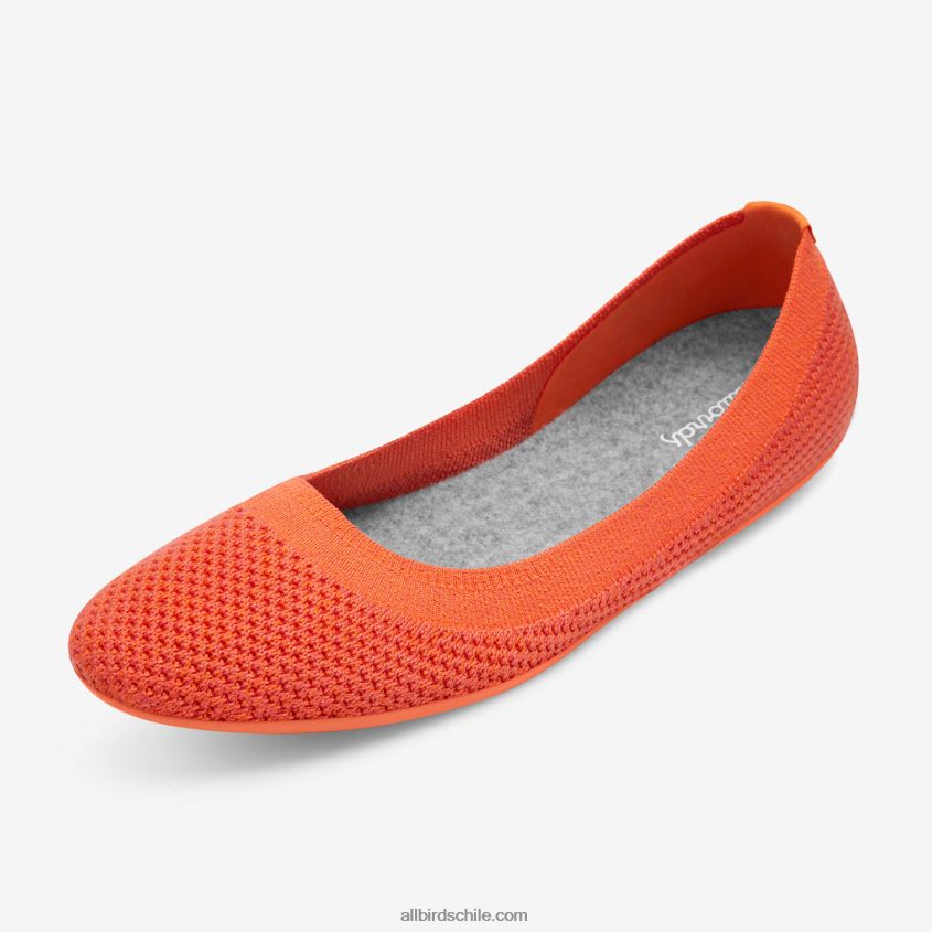 cortavientos para mujer naranja flotante Allbirds 44L20F166
