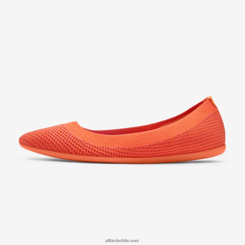 cortavientos para mujer naranja flotante Allbirds 44L20F166