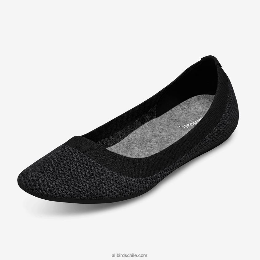 cortavientos para mujer negro jaspeado Allbirds 44L20F160
