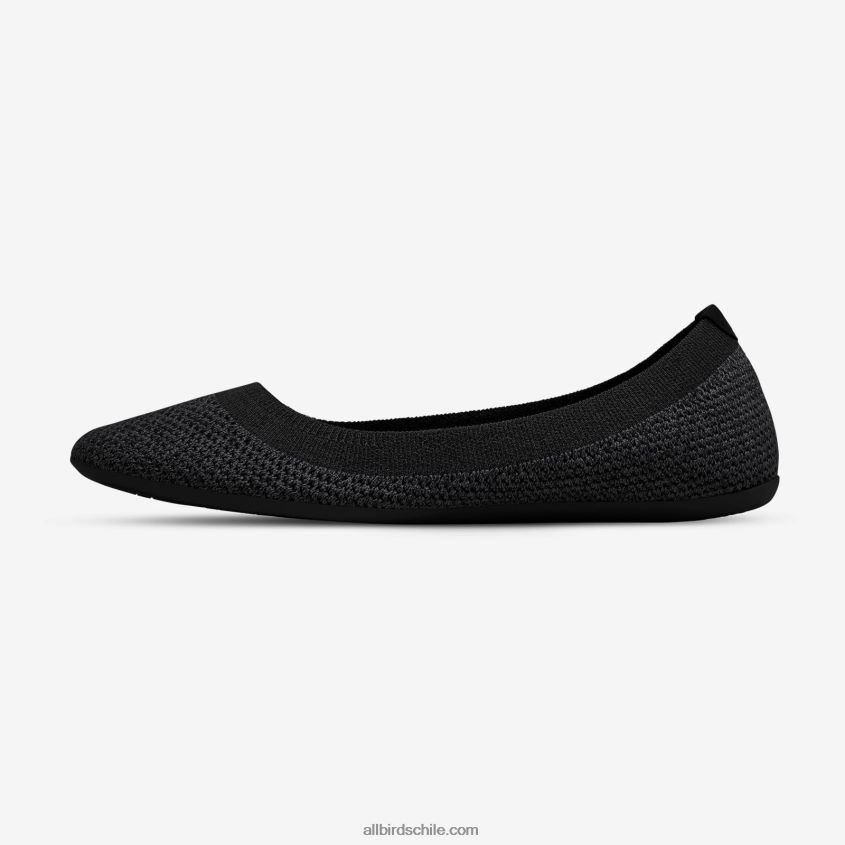 cortavientos para mujer negro jaspeado Allbirds 44L20F160