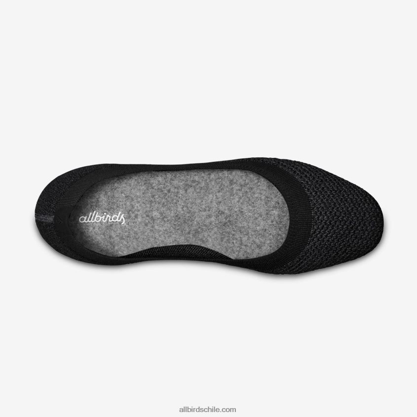 cortavientos para mujer negro jaspeado Allbirds 44L20F160