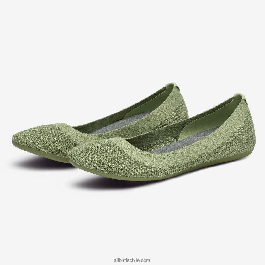 cortavientos para mujer verde forraje (suela de carga tranquila) Allbirds 44L20F162