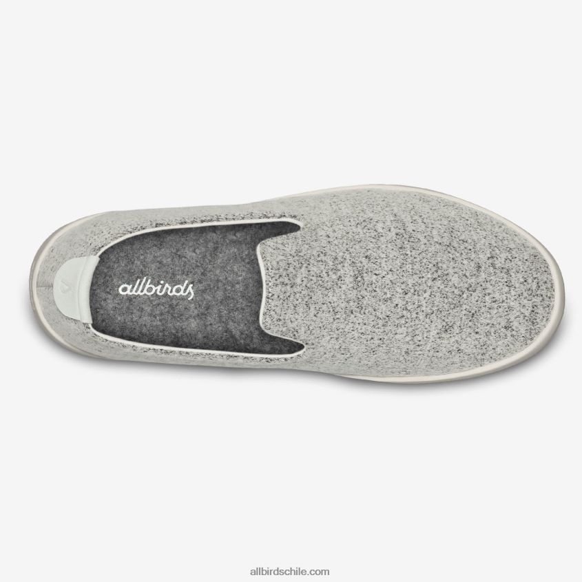 tumbonas de lana para mujer gris moteado (suela crema) Allbirds 44L20F201