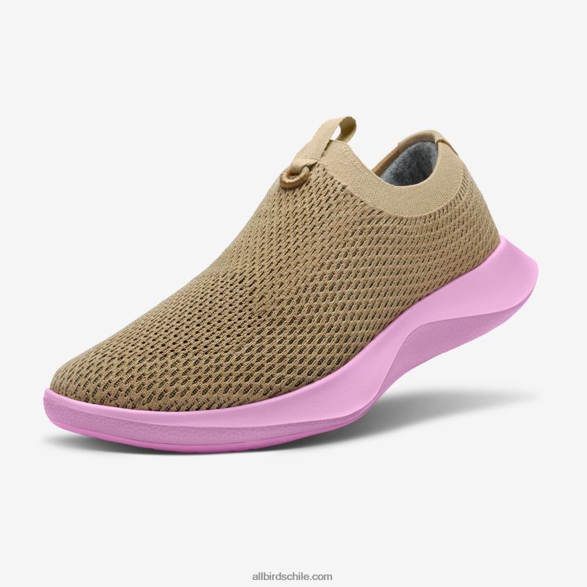 Relevo trepador de árboles femenino beige brumoso (suela rosa flotante) Allbirds 44L20F187