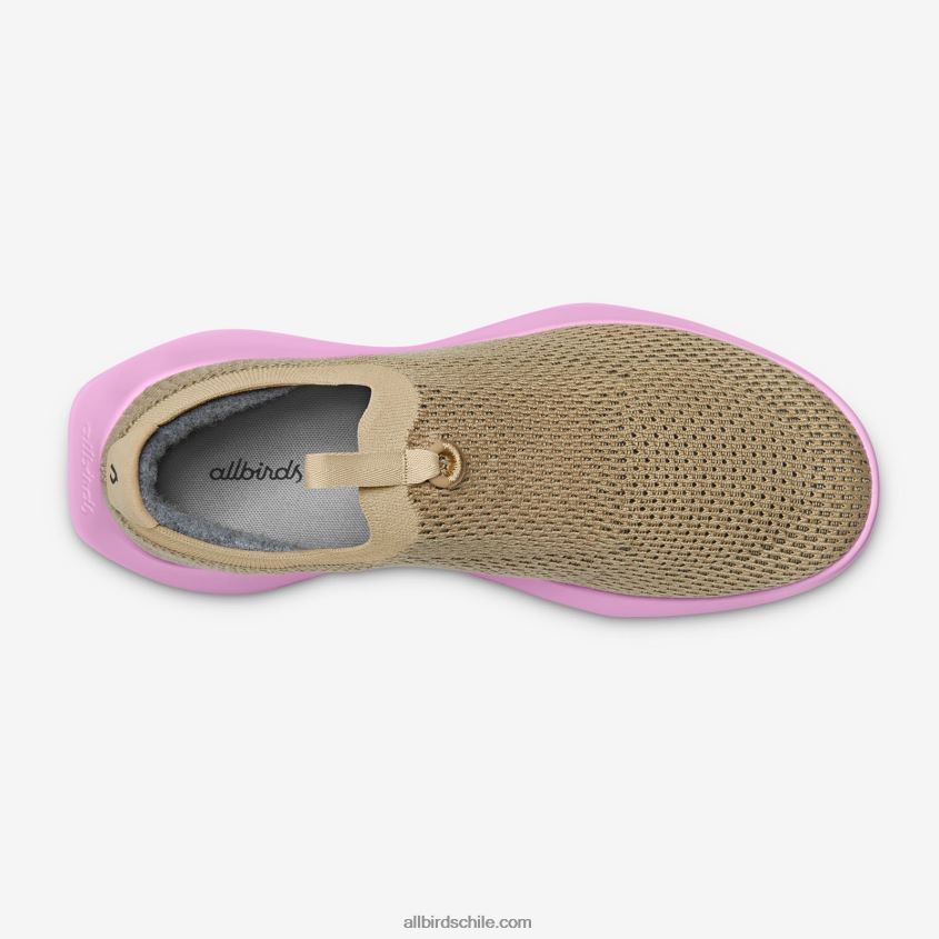 Relevo trepador de árboles femenino beige brumoso (suela rosa flotante) Allbirds 44L20F187