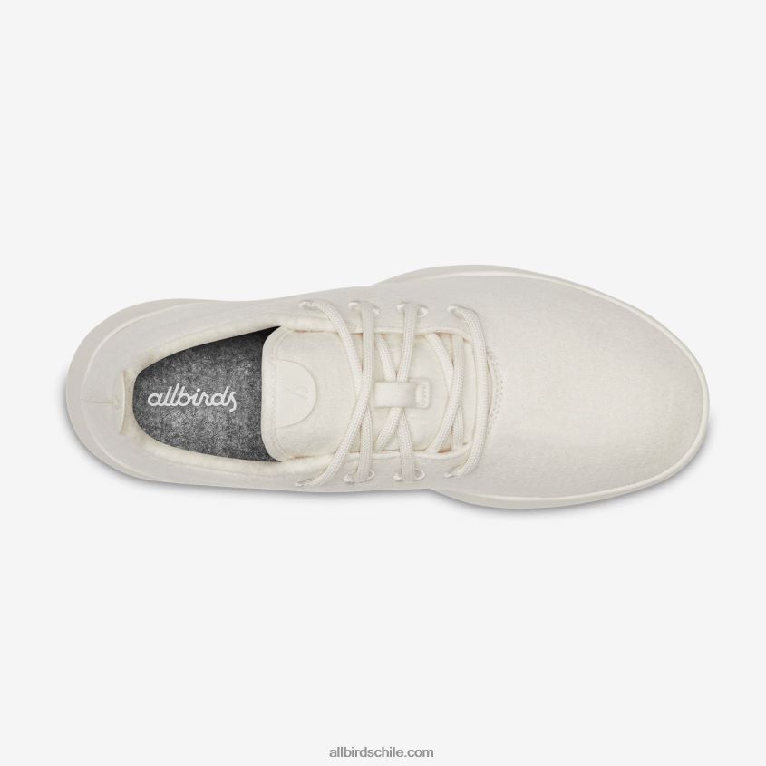 corredores de lana de mujer blanco natural (suela crema) Allbirds 44L20F184