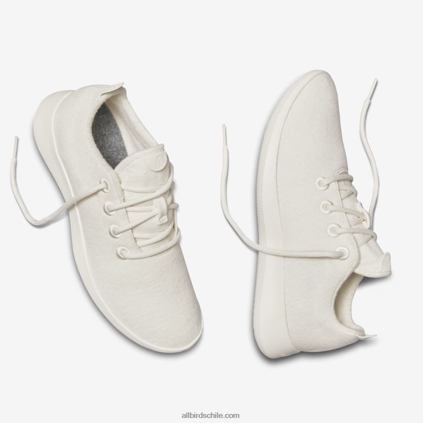 corredores de lana de mujer blanco natural (suela crema) Allbirds 44L20F184