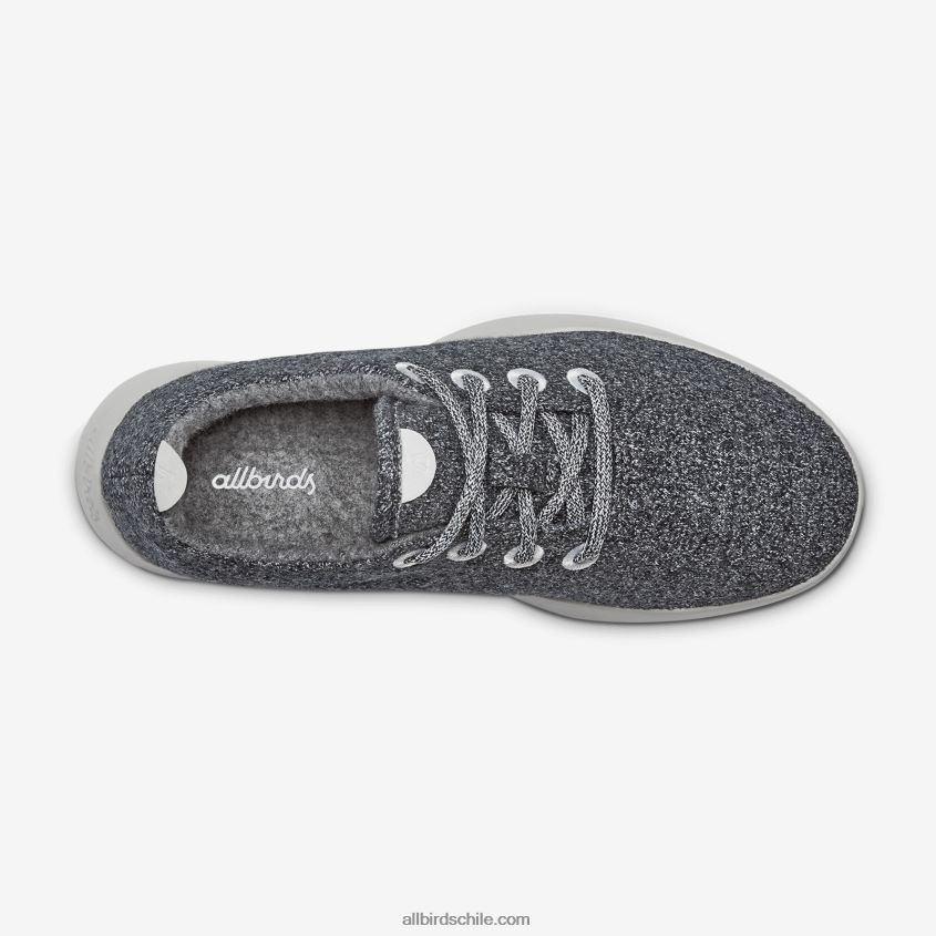 corredores de lana de mujer gris natural (suela gris claro) Allbirds 44L20F183