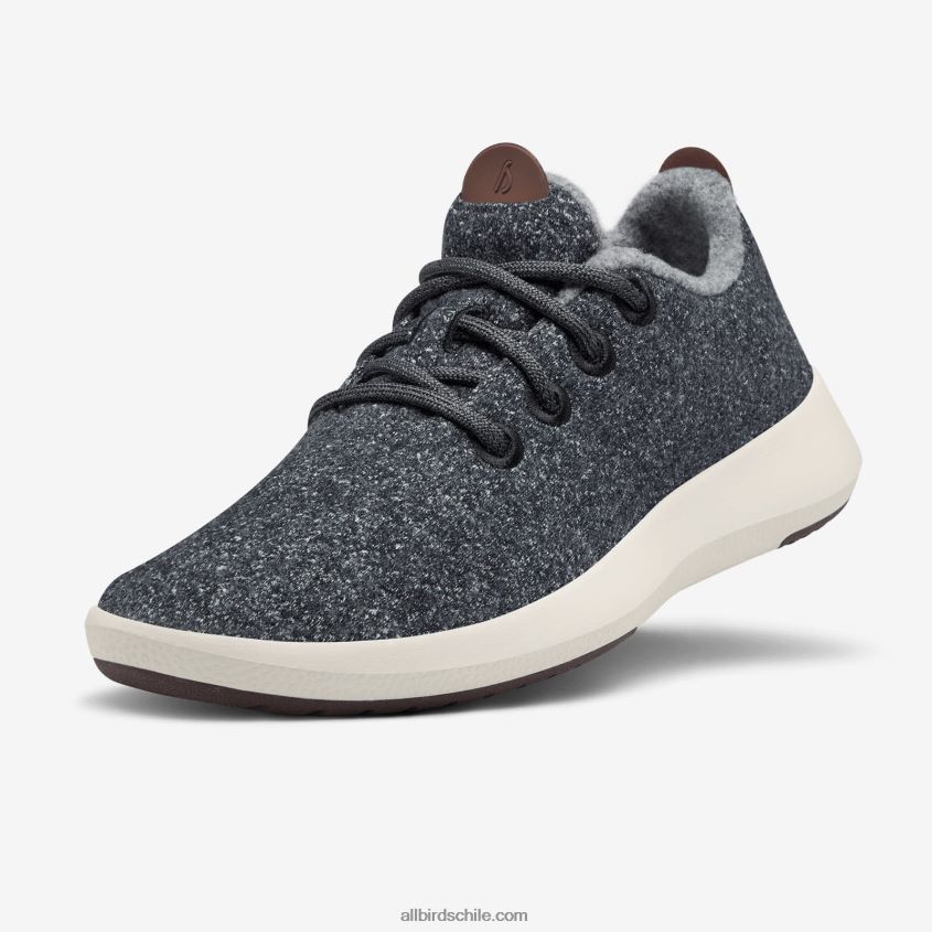 runner mizzles de lana para mujer gris natural (suela crema) Allbirds 44L20F192