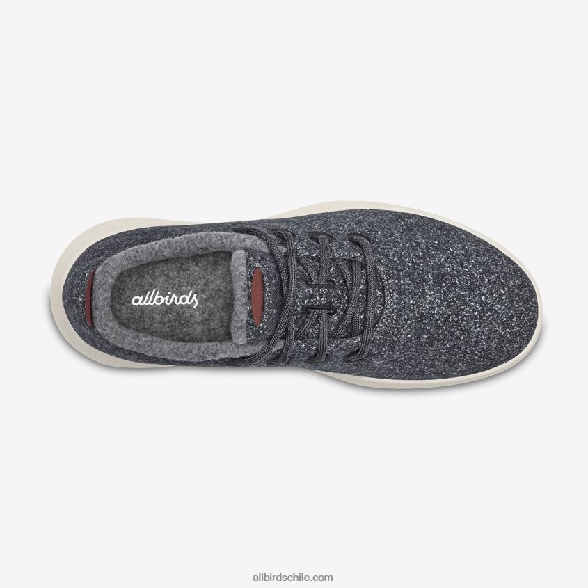 runner mizzles de lana para mujer gris natural (suela crema) Allbirds 44L20F192