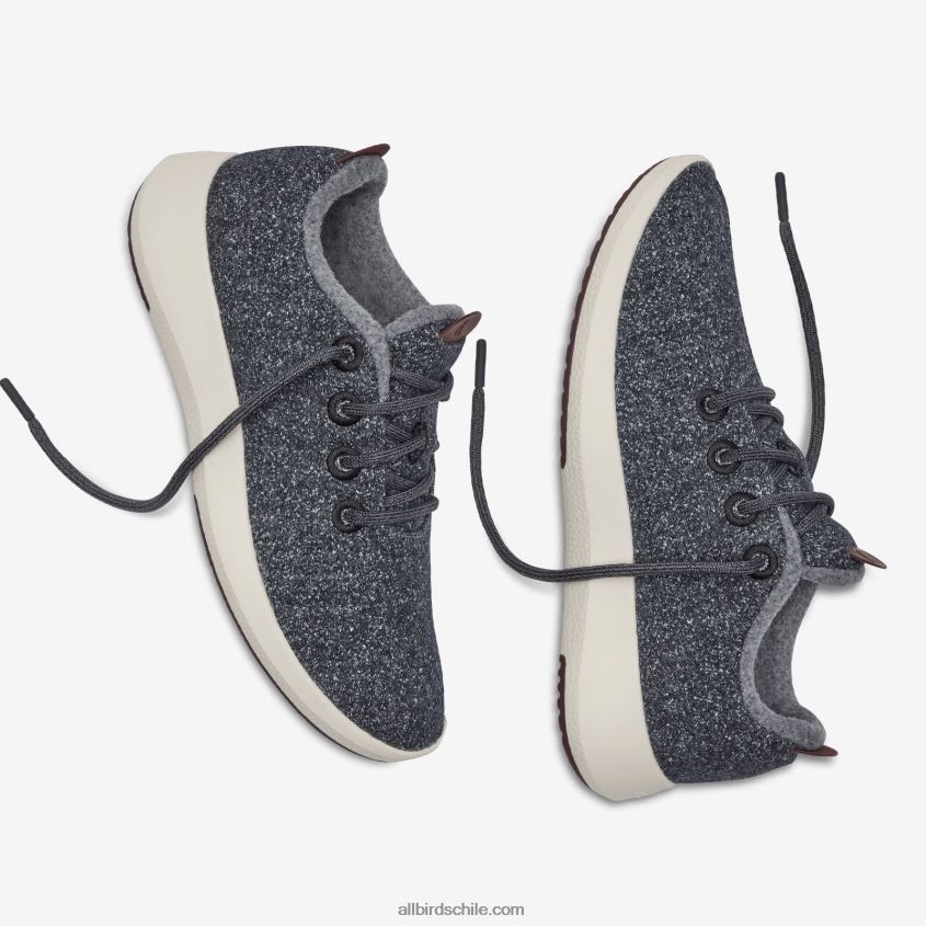 runner mizzles de lana para mujer gris natural (suela crema) Allbirds 44L20F192