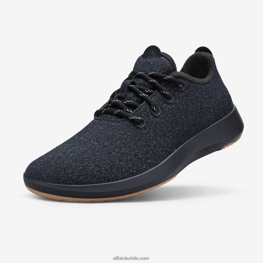 runner mizzles de lana para mujer negro natural Allbirds 44L20F191